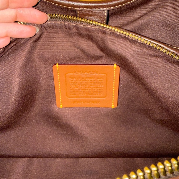 Coach Erin bag in Maple. Used once. - Picture 6 of 6